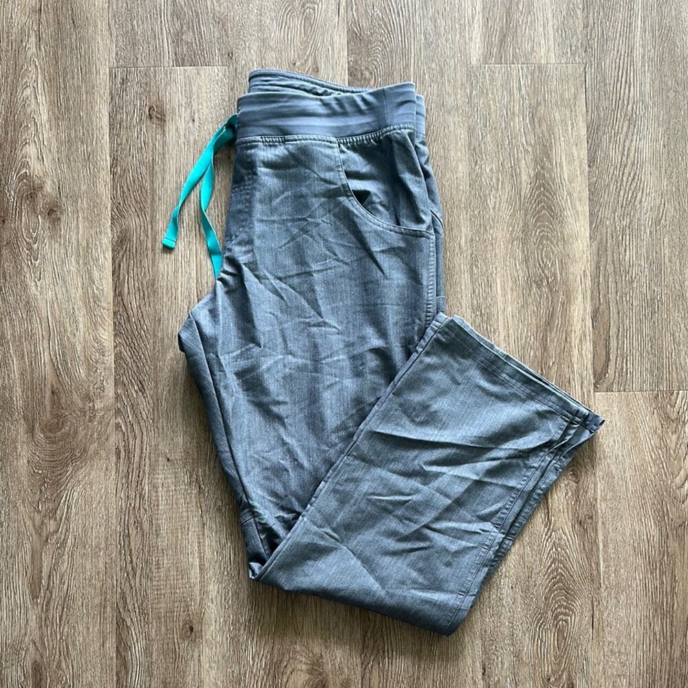 Figs Kade Cargo Scrub‎ Pants Graphite Size Large Nursing Medical Hospital